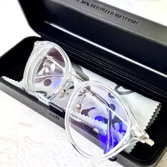 【箱付き】Zoff ゾフ メガネフレーム 度あり 54□18-145 XL-45 透明 ユニセックス