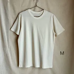 ピープルツリー　フェアトレード　オーガニックコットン　ベーシック　Tシャツ　男女兼用　ユニセックス　M 生成りのサムネイル