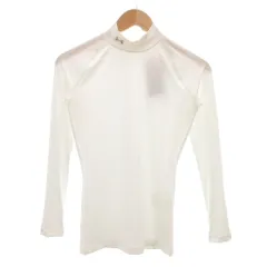 アンダーアーマー UNDER ARMOUR タグ付き Tシャツ ロンT M 白 ホワイト ハイネック 長袖 /NU ■ECG003