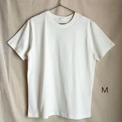 ピープルツリー　フェアトレード　オーガニックコットン　ベーシック　Tシャツ　男女兼用　ユニセックス　M  ホワイトのサムネイル