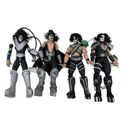 186001 ジャンク品 kiss バンド フィギュア 4点まとめ売り