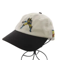 ハフ HUF × マーベル MARVEL キャップ 帽子 ロゴ 刺繍 白 ホワイト 黒 ブラック /AN85