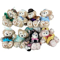 170071 Disney ディズニー ダッフィー シェリーメイ ぬいぐるみストラップ 多数 限定 衣装 8点まとめ売り