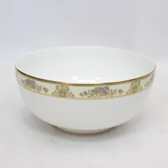 576)ウェッジウッド クリブデン 20cm サラダボウル 壷ロゴ
