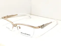 ☆ニューモデル☆未使用品☆メタルエッジ　メガネフレーム　ME-1049　ナイロ－ル　 ゴールド/ホワイト系