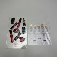 [쿠스 본질점 / 모토 스미요시] 미사용품 샤넬 CHANEL · 루즈 네일 코코 스티커 씰 · 향수 No.5 클립 세트 판매 문방구