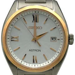 セイコー SEIKO アストロン オリジン SBXY034(7B72-0AD0) ホワイト チタン ソーラー メンズ 腕時計
