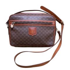 美品 極希少！Celine セリーヌ マカダム柄ショルダーバッグ ポシェット 