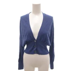 レイビームス Ray Beams 美品 カーディガン S 水色 ライトブルー Vネック 長袖 前ボタン 63-15-0404-803 /HW ■GY06