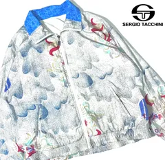 【90s】【Sergio Tacchini】セルジオ・タッキーニ ナイロン トラックジャケット ジップアップ ブルゾン ビンテージ 古着 アメカジ ストリートのサムネイル