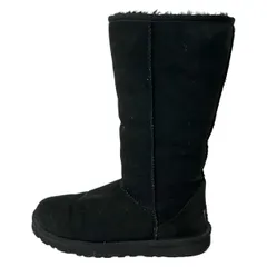 UGG(アグ) ロングブーツ 24 レディース 5815 黒 ムートン