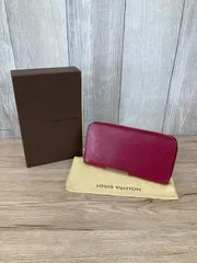 箱付き LOUIS VUITTON ルイヴィトン エピ ラウンドファスナー ジッピーウォレット 長財布 ピンク レッド 平塚店 衣料品　　Ｌ