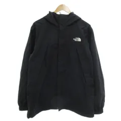 ザノースフェイス THE NORTH FACE スクープ ナイロンジャケット ダブルフラップ L 黒 ブラック NP61940 /UO