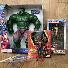 F17 AVENGERS フィギュア 3点セット ハルク スパイダーマン アイアンマン