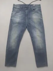 34 ディーゼル ディバイド ドローストリング キャロッツ ジョガー ジーン デニム スウェットパンツ