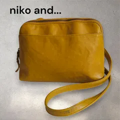 niko and... ニコアンド お財布ショルダーバッグ マスタード イエロー