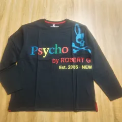 Psycho Bunny 長袖Tシャツ ロンT ブラック ビッグロゴ 美品のサムネイル