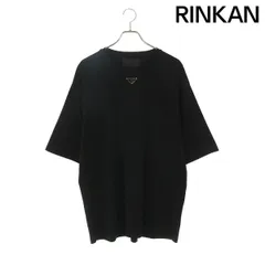 プラダ  UJN861 S232 240 トライアングルロゴプレートTシャツ メンズ XL