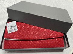 印傳屋 【新品 未使用】【美品】巾着袋 ブラック 黒 ベージュのトンボ