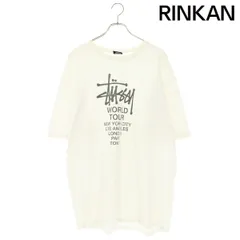 ステューシー WORLD TOURプリントTシャツ メンズ XL