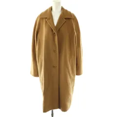 マックスマーラ MAX MARA 白タグ ロングコート アウター ウール カシミヤ混 38 キャメル /DF ■GY17