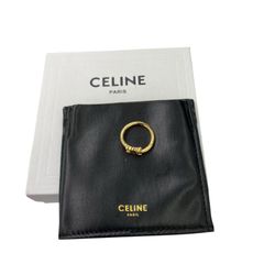 CELINE レギュイール ダブルブレスレット カーキ カーフスキン