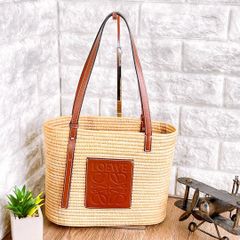LOEWE ストロー かごバッグ - メルカリ