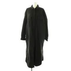 ザラ ZARA コットンシャツワンピース XS-S ブラック /ES ■OS