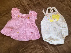 70サイズ ミッキーハウス 赤ちゃん服 2着 ぜんぶ30000
