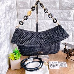LOEWE オラ ハンドバッグ ショルダーバッグ ロエベ カーキ 春夏 - メルカリ
