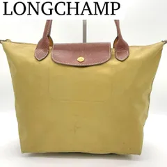 【良品】LONGCHAMP プリアージュS ハンドバッグ トートバッグ イエロー