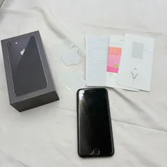 【❗️✨人気ブラックモデル✨❗️】iPhone 8 64GB スペースグレイ au SIMロックなし バッテリー67％ 動作品📱