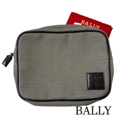 バリー　BALLY　キャンバスレザー　ポーチのサムネイル