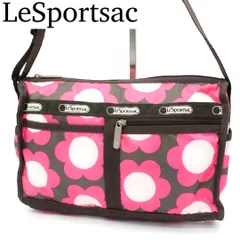 【良品】LeSportsac ショルダーバッグ 斜めがけ ナイロン 花柄