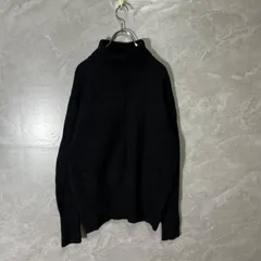 スピックアンドスパン Spick&Span ウール カシミヤ プルオーバー ニット セーター タートルネック 24-080-200-9020-4-0 ブラック