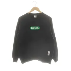 デルタ DELTA DECK LOGO CREW SWEAT HINEKEN スウェットトップス トレーナー 長袖 ロゴ刺繍 L ネイビー 緑 白 /ES ■OS ■AD