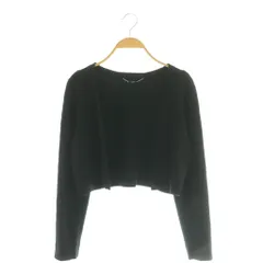 セルフォード CELFORD ボレロカーディガン 長袖 ショート丈 ニット 薄手 F 黒 ブラック /HN ■SH