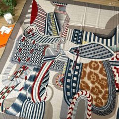 HERMESエルメス カレ70 ファニーアイスクリーム シルクスカーフ 24SS