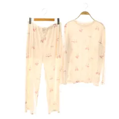 ジェラートピケ gelato pique 25SS パンダ柄ロンT ロングパンツ セットアップ ルームウェア パジャマ F ペールピンク /ES ■OS