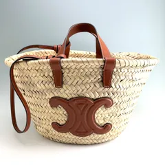 極美品 CELINE ハンドバッグ ティーン トリオンフ クラシック 113832CGG04LU セリーヌ かごバッグ ■のサムネイル
