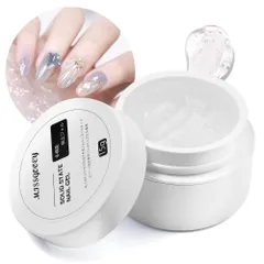 ネイルグルー クリアジェル ノンワイプ パーツ アイシングジェル ネイルチップ接着剤 グミジェル 3in1多機能ジェル ジェルネイル 強力な接着力＆3Dアート クリア 15g 粘土ジェル