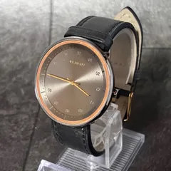 VEJRHOJ 腕時計 ヴェアホイ The Gun 天然木 × ステンレス 桜 クォーツ 木製 黒 本革ベルト 北欧デザイン Cal.2025 メンズ レディース ユニセックス ミニマル おしゃれ 廃盤希少 稼働品のサムネイル