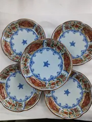 聖山窯　有田焼　小皿5枚セット