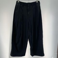 アンセルム WISM別注 WIDE CHINO PANTS ブラック - メルカリ
