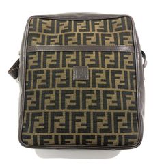 OLD FENDI ショルダーバッグ ズッカ柄 カーキ ヴィンテージ - メルカリ