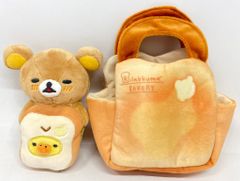 산엑스 얽혀있어 봉제 장난감 로프트 한정 리락쿠마 / 베이커리 가방