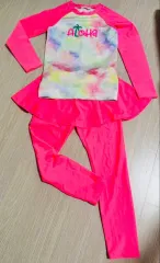 女の子 ラッシュガード セット サイズ130 (マリンシューズ 含む)