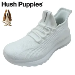 ハッシュパピー Hush Puppies メンズ スニーカー M-0003CT ハンズフリー 軽量 3E 軽量 紐 レースアップ ウォーキングシューズ スリッポン ローカット アイボリーのサムネイル