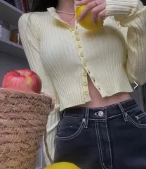 ペイルジェイド マックカーディガン レモン