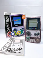 GAMEBOY COLOR / ゲームボーイカラー / クリアパープル / 本体 / 任天堂 / ニンテンドー